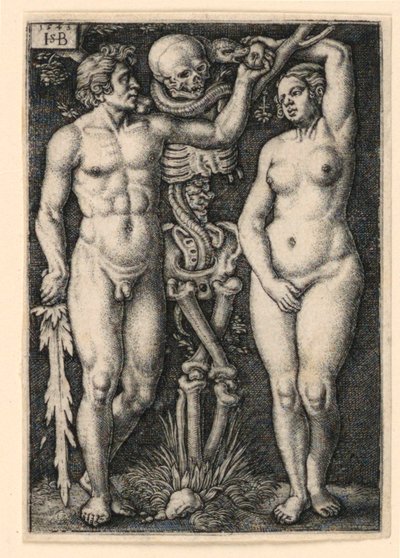 Adam i Ewa autorstwa Hans Sebald Beham