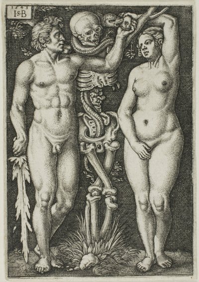 Adam i Ewa autorstwa Hans Sebald Beham