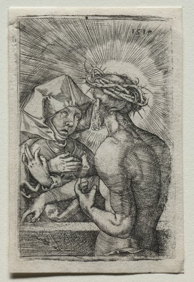 Chrystus i Dziewica autorstwa Hans Sebald Beham
