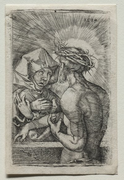 Chrystus i Dziewica, 1519. autorstwa Hans Sebald Beham