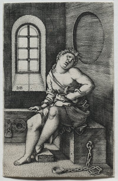 Kleopatra. autorstwa Hans Sebald Beham