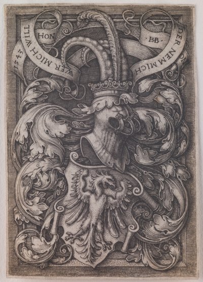 Herb z orłem autorstwa Hans Sebald Beham