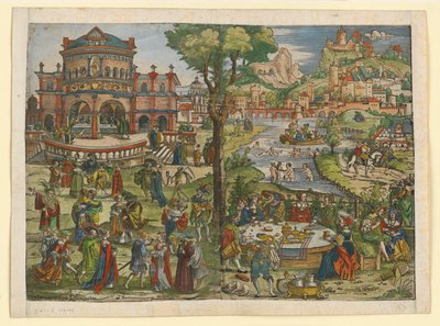 Uczta Herodiady autorstwa Hans Sebald Beham