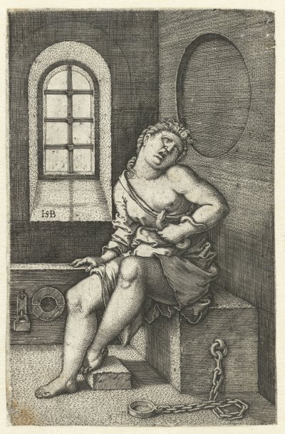 Śmierć Kleopatry autorstwa Hans Sebald Beham