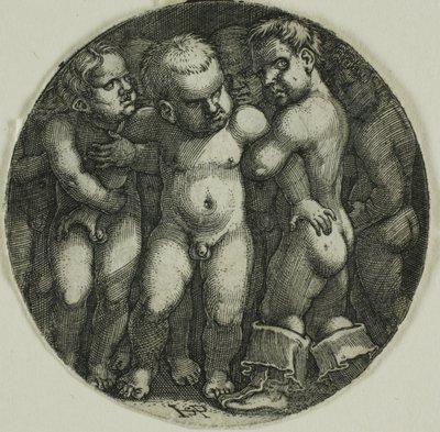 Ośmiu chłopców autorstwa Hans Sebald Beham