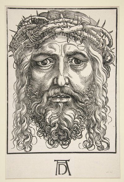 Głowa Chrystusa ukoronowana cierniem autorstwa Hans Sebald Beham