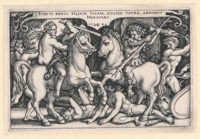 Herkules porywa Iole autorstwa Hans Sebald Beham