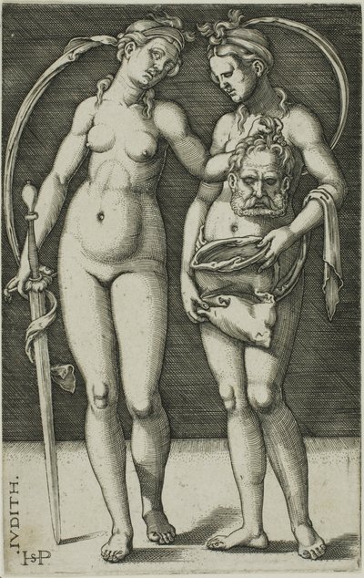 Judyta i jej sługa autorstwa Hans Sebald Beham