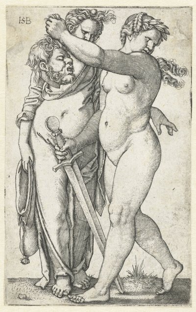 Judyta z głową Holofernesa i służącą autorstwa Hans Sebald Beham