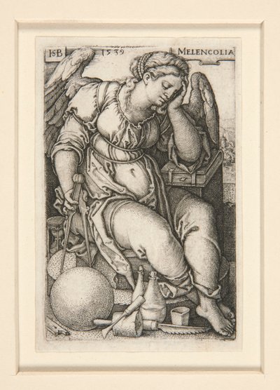 Melencolia autorstwa Hans Sebald Beham