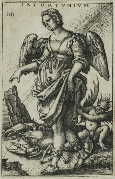 Nieszczęście autorstwa Hans Sebald Beham