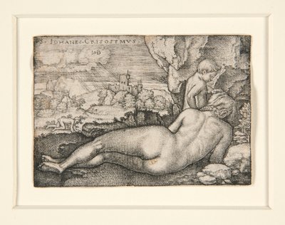 Pokuta św. Jana Chryzostoma autorstwa Hans Sebald Beham