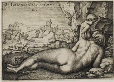 Pokuta św. Jana Chryzostomusa autorstwa Hans Sebald Beham