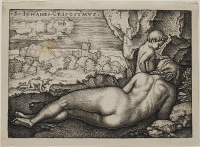 Pokuta świętego Jana Chryzostoma autorstwa Hans Sebald Beham