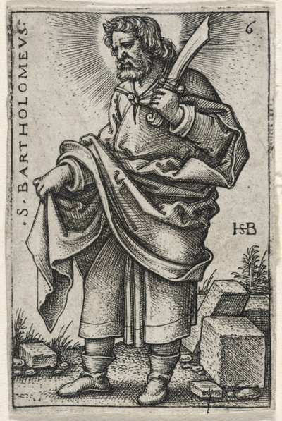 Święty Bartłomiej, 1541-46 autorstwa Hans Sebald Beham