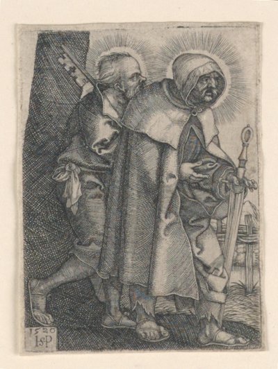 św. Piotr i św. Paweł autorstwa Hans Sebald Beham