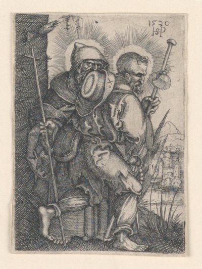 Św. Filip i Św. Jakub Major autorstwa Hans Sebald Beham