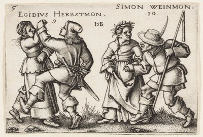 wrzesień i październik autorstwa Hans Sebald Beham