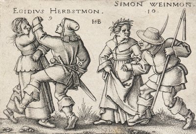 Wrzesień i październik autorstwa Hans Sebald Beham