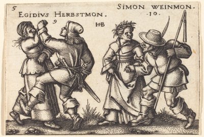 wrzesień i październik autorstwa Hans Sebald Beham