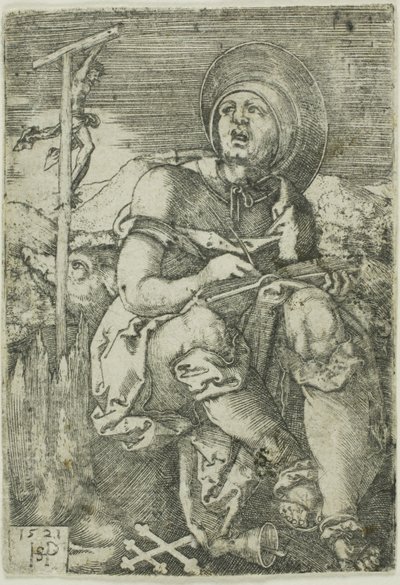 św. Antoniego Pustelnika autorstwa Hans Sebald Beham