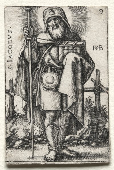 Św. Jakub Wielki, 1545-1546. autorstwa Hans Sebald Beham