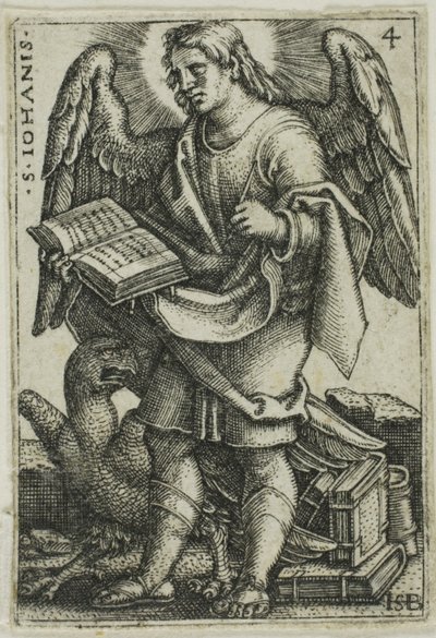 Św. Jan, z „Czterech Ewangelistów” autorstwa Hans Sebald Beham