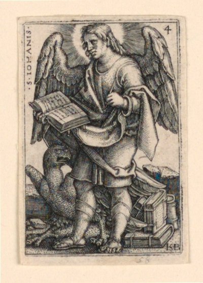 Św. Jan, z „Czterech Ewangelistów” autorstwa Hans Sebald Beham