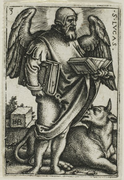 Święty Łukasz, z Czterech Ewangelistów autorstwa Hans Sebald Beham