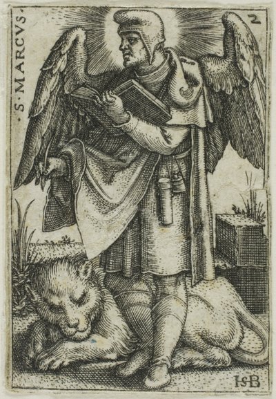 Św. Marek, z Czterech Ewangelistów autorstwa Hans Sebald Beham