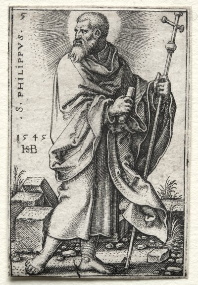 Św. Filipa, 1545-1546. autorstwa Hans Sebald Beham