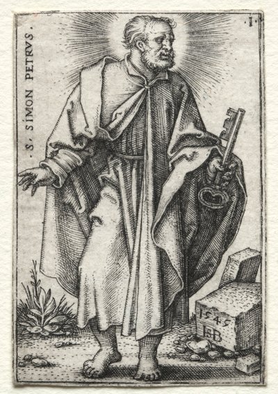 Św. Szymon Piotr autorstwa Hans Sebald Beham