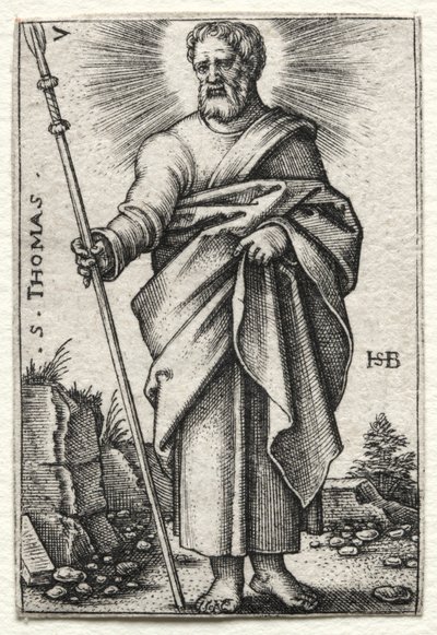 Św. Tomasz autorstwa Hans Sebald Beham