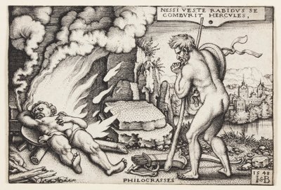 Śmierć Herkulesa autorstwa Hans Sebald Beham