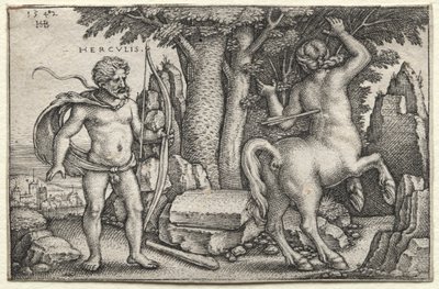 Herkules i Nessus autorstwa Hans Sebald Beham