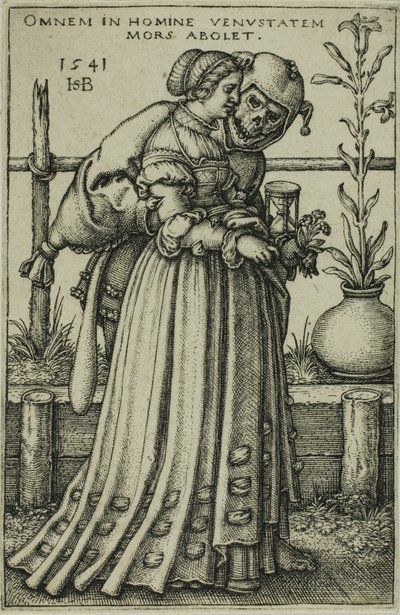 Pani i Śmierć autorstwa Hans Sebald Beham