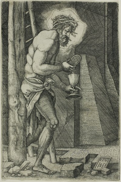 Mąż boleści autorstwa Hans Sebald Beham