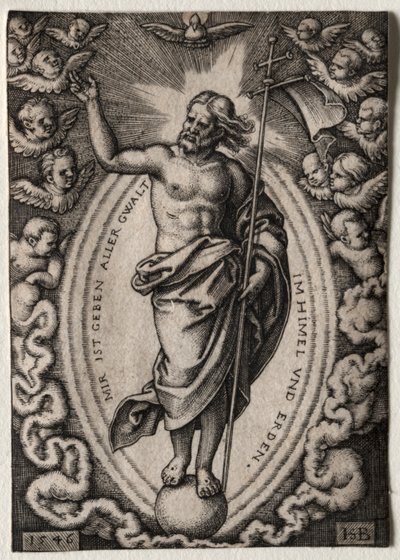 Zbawiciel, 1546. autorstwa Hans Sebald Beham