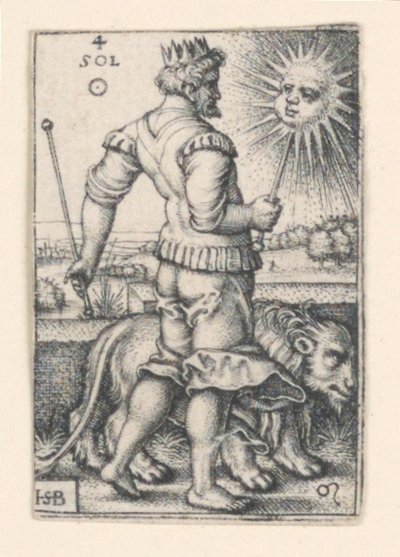 Słońce z Siedmiu Planet autorstwa Hans Sebald Beham