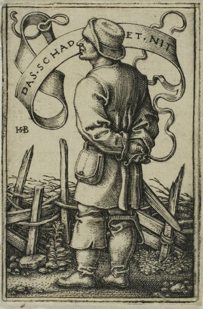 Chłop od pogody „to nie boli” autorstwa Hans Sebald Beham