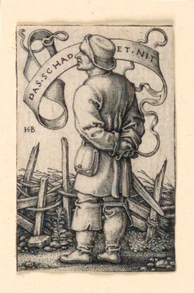 Wieśniak pogody: „To nie boli” autorstwa Hans Sebald Beham