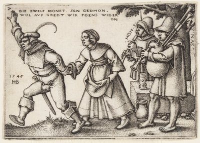 Koniec roku autorstwa Hans Sebald Beham
