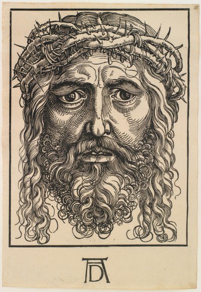 Głowa Chrystusa ukoronowana cierniem autorstwa Hans Sebald Beham