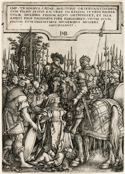 Sprawiedliwość Trajana autorstwa Hans Sebald Beham