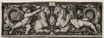 Dwa Genii, 1544. autorstwa Hans Sebald Beham