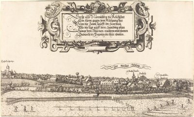 Widok Norymbergi od wschodu [część prawa], 1552. autorstwa Hans Sebald Lautensack