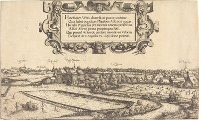 Widok Norymbergi od zachodu [część lewa], 1552. autorstwa Hans Sebald Lautensack