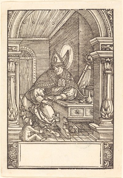 Święty Augustyn autorstwa Hans Springinklee