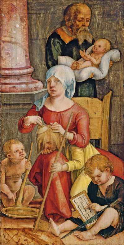 Maria Salome i jej rodzina, 1515 autorstwa Hans Suess Kulmbach