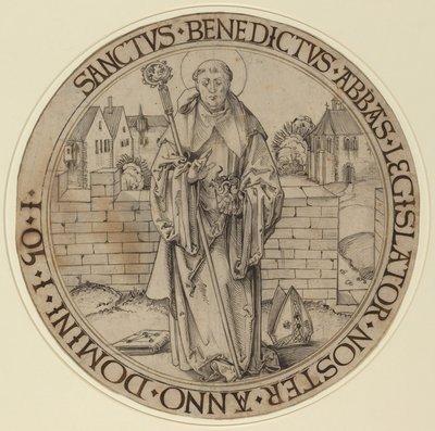 Św. Benedykt autorstwa Hans Süss von Kulmbach